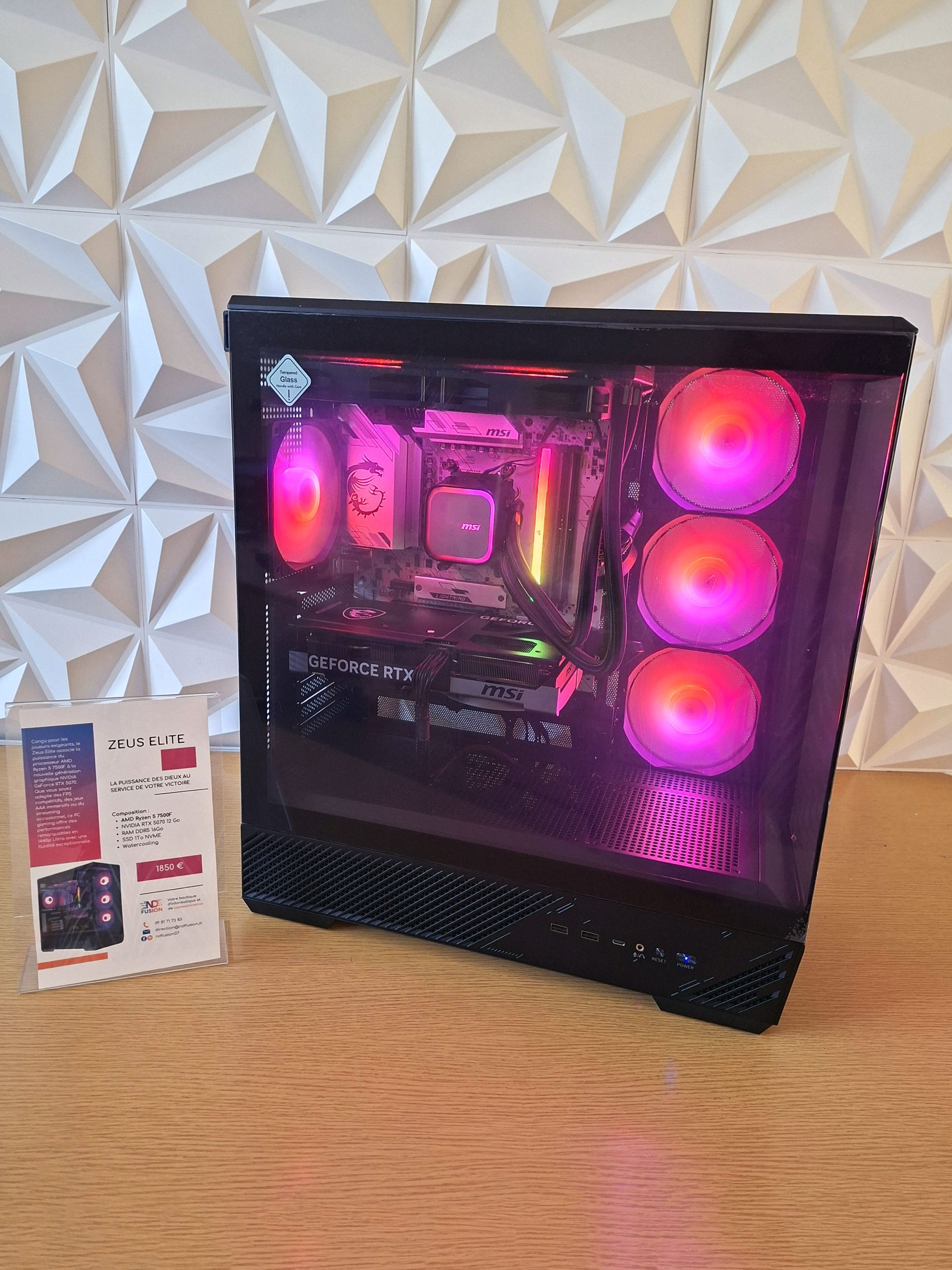 zeus elite pc gaming nd fusion pont audemer