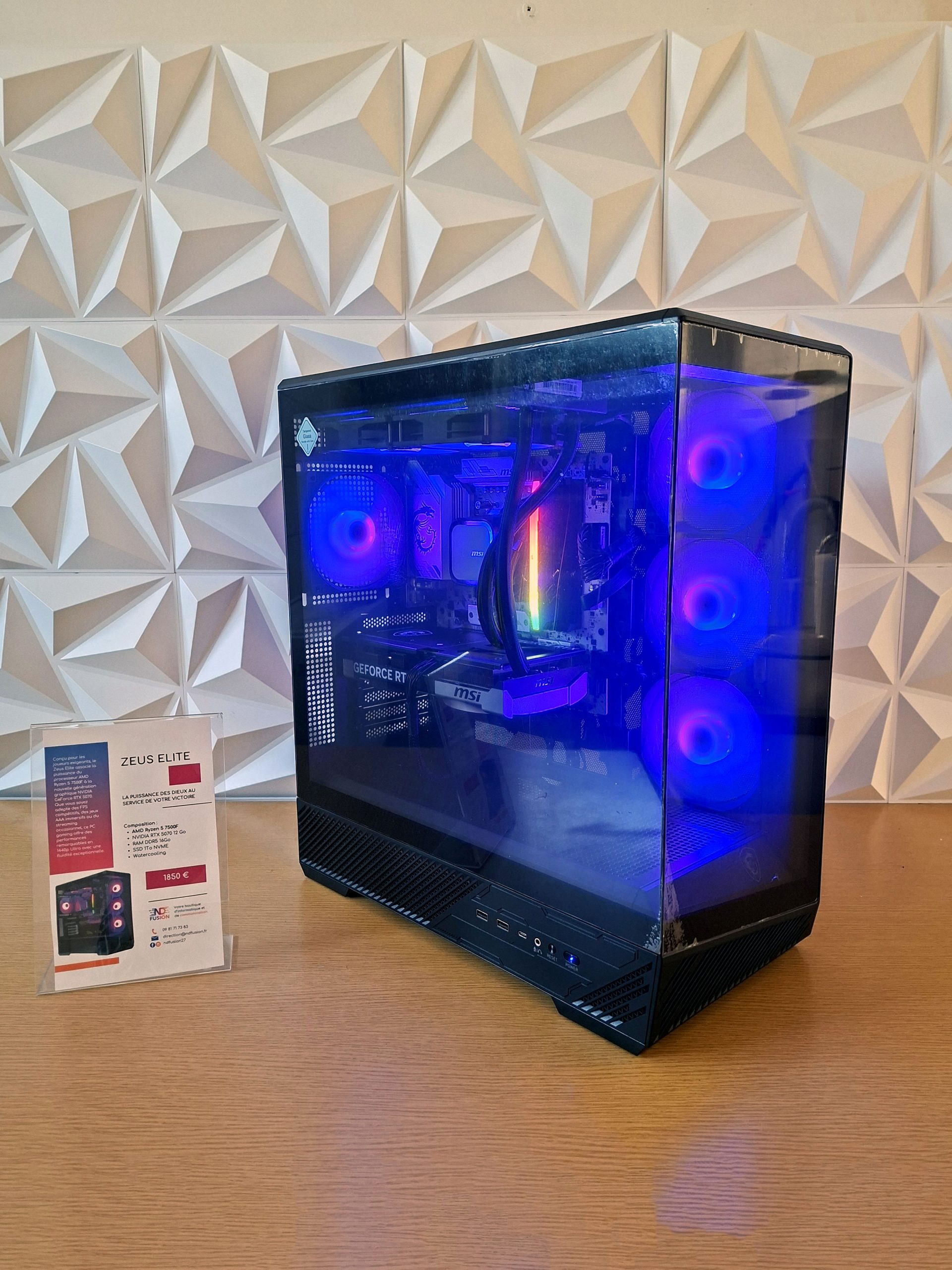 zeus elite pc gaming nd fusion pont audemer
