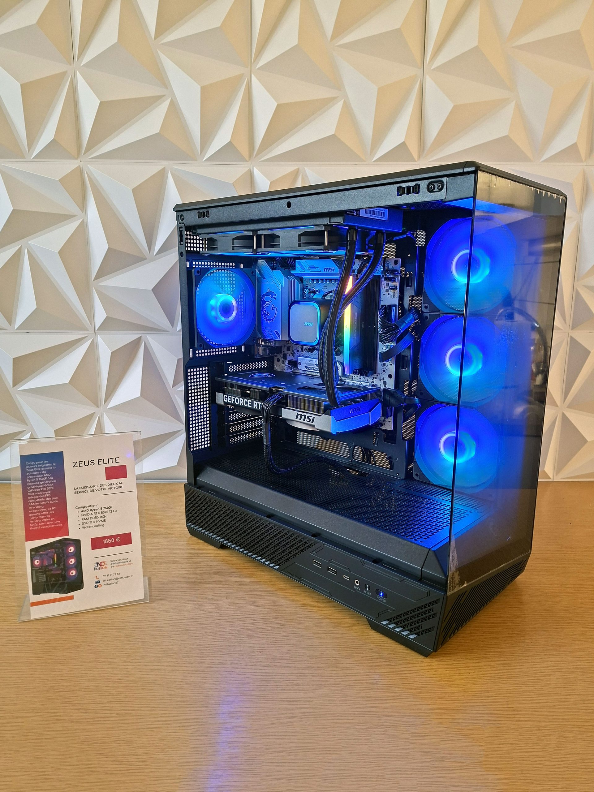 zeus elite pc gaming nd fusion pont audemer