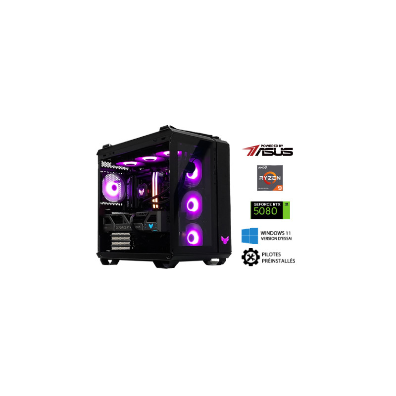 zeus elite – ryzen 7 9800x3d – rtx5080 – 32 go ddr5 – ssd 2 to — apex 675 pwd by asus