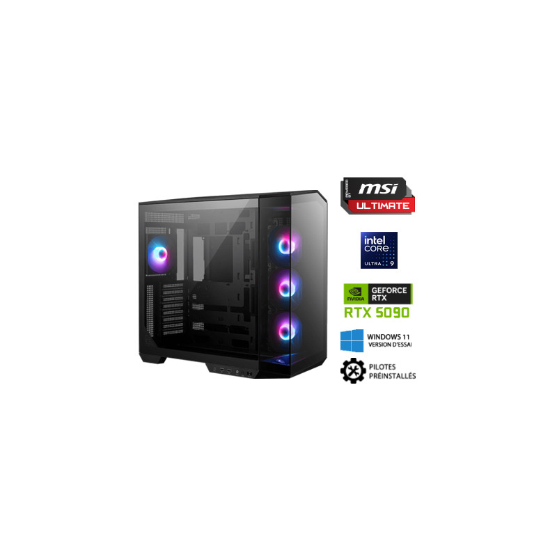 zeus ultimate – intel core u9 – rtx5090 32 go – 32 go ddr5 – ssd 2 to — dino 995 pwd by msi