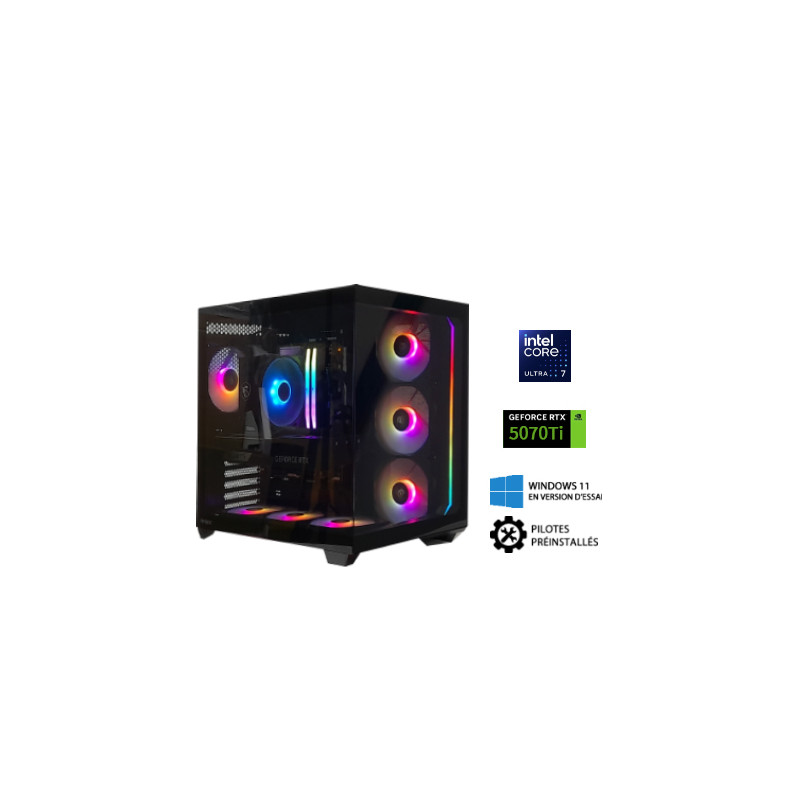 athena arena – intel core u7 – rtx5070ti 16 go – 32 go ddr5 – ssd 1 to — lyra 755i