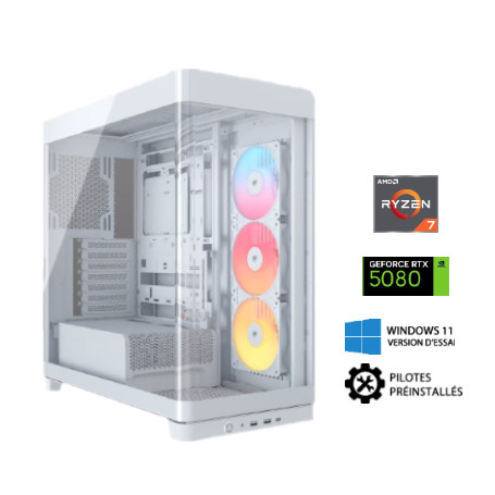 zeus elite – ryzen 7 9800x3d – rtx5080 16 go – 32 go ddr5 – ssd 2 to — mist w675