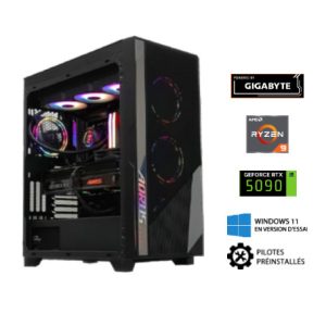 PC Gamer – RYZEN 9 – RTX5090 – 64 Go DDR5 – SSD 2 To
