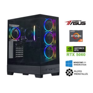 PC Gamer – AMD Ryzen 5 – RTX5060 8 Go – 16 Go DDR5 – SSD 1 To