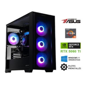 PC Gamer – AMD Ryzen 5 – RTX5060TI 8 Go – 16 Go DDR5 – SSD 1 To