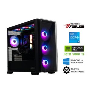PC Gamer – CORE i5-14400F – RTX5060TI 16 Go – 32 Go DDR5 – SSD 1 To