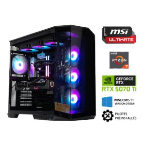 PC Gamer – Ryzen 7 9800X3D – RTX5070TI – 32 Go DDR5 – SSD 2 To