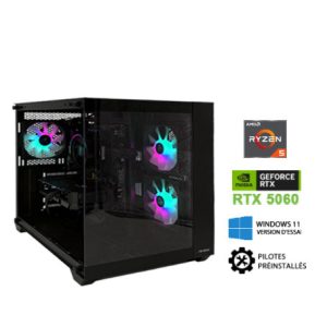 PC Gamer – AMD Ryzen 5 – RTX5060 8 Go – 16 Go DDR4 – SSD 1 To