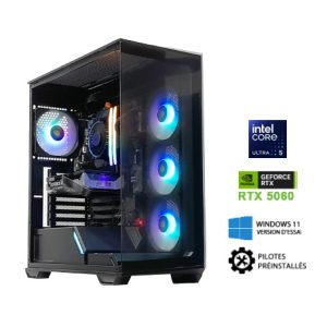 PC Gamer – Intel Core U5 – RTX5060 8 Go – 32 Go DDR5 – SSD 1 To