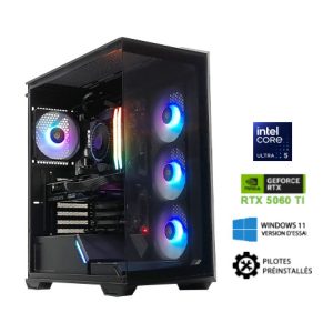 PC Gamer – Intel Core U5 – RTX5060TI 8 Go – 32 Go DDR5 – SSD 1 To